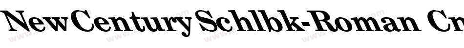 NewCenturySchlbk-Roman Cn字体转换